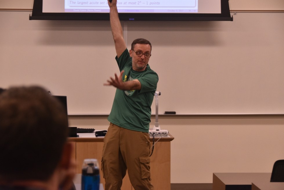 David Galvin: Equilateral and Almost Equilateral Sets